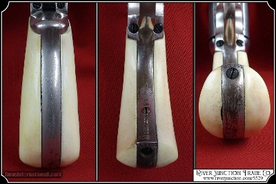 Colt Lightning & Thunderer Grips ~ Hand made Bone two piece Grips RJT#5529 - Image 5 of 9