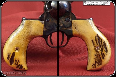 Uberti Thunderer Hand made Elk Horn w/bark two piece Grips RJT#5877 - Image 4 of 9