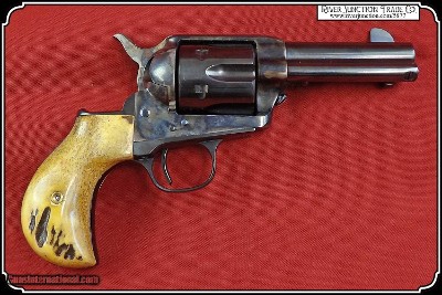 Uberti Thunderer Hand made Elk Horn w/bark two piece Grips RJT#5877 - Image 2 of 9