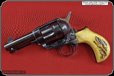Uberti Thunderer Hand made Elk Horn w/bark two piece Grips RJT#5877 - Image 3 of 9