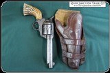 Antique OLIVE Brand Holster for a Colt 1873 4 3/4 or 5 1/2 inch barrel - 4 of 9