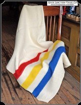 Multi stripe Vintage GOLDEN DAWN Blanket
