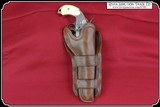 Merwin Hulbert Hand Made Holster - Mexican Double Loop Holster Copied from original in the River Junction Collection - 3 of 7