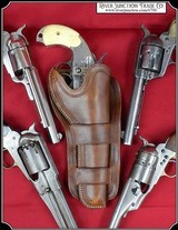Merwin Hulbert Hand Made Holster - Mexican Double Loop Holster Copied from original in the River Junction Collection