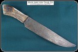 Antique original antique big butcher knife - 4 of 7