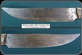 Antique original antique big butcher knife - 5 of 7