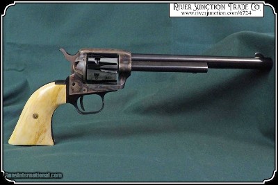 Light Antiqued Smooth Bone 2 Piece Grips for the Colt .22 Cal Peacemaker RJT#6724 - Image 2 of 9