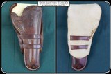 Antique holster and belt for 4 3/4 or 5 1/2 inch barreled Colt SAA, S&W and others - 6 of 11