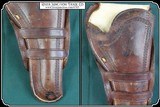 Antique holster and belt for 4 3/4 or 5 1/2 inch barreled Colt SAA, S&W and others - 7 of 11