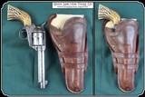 Antique holster and belt for 4 3/4 or 5 1/2 inch barreled Colt SAA, S&W and others - 4 of 11