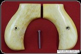Hand made Bone two piece Light Antiqued Grips Colt Lightning & Thunderer Grips RJT# 6731 - 6 of 9