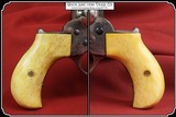 Hand made Bone two piece Light Antiqued Grips Colt Lightning & Thunderer Grips RJT# 6731 - 4 of 9