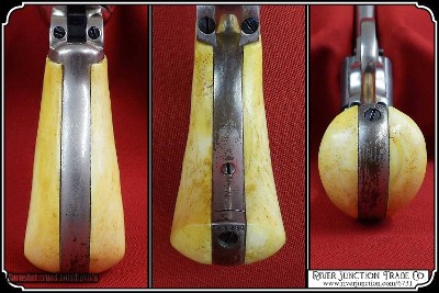 Hand made Bone two piece Light Antiqued Grips Colt Lightning & Thunderer Grips RJT# 6731 - Image 5 of 9