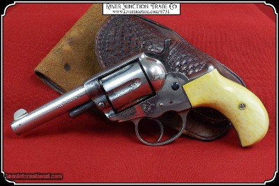 Hand made Bone two piece Light Antiqued Grips Colt Lightning & Thunderer Grips RJT# 6731 - Image 2 of 9