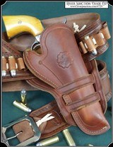 Mexican Double Loop Holster for a 4 3/4 inch barrel - 1 of 9