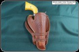 Mexican Double Loop Holster for a 4 3/4 inch barrel - 4 of 9