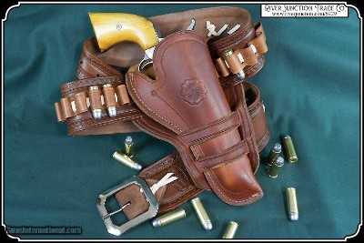 Mexican Double Loop Holster for a 4 3/4 inch barrel - Image 2 of 9
