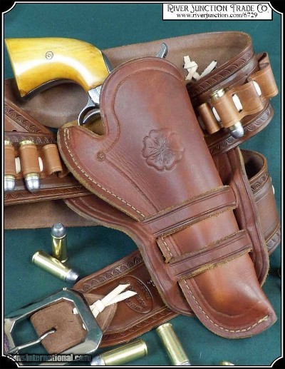 Mexican Double Loop Holster for a 4 3/4 inch barrel