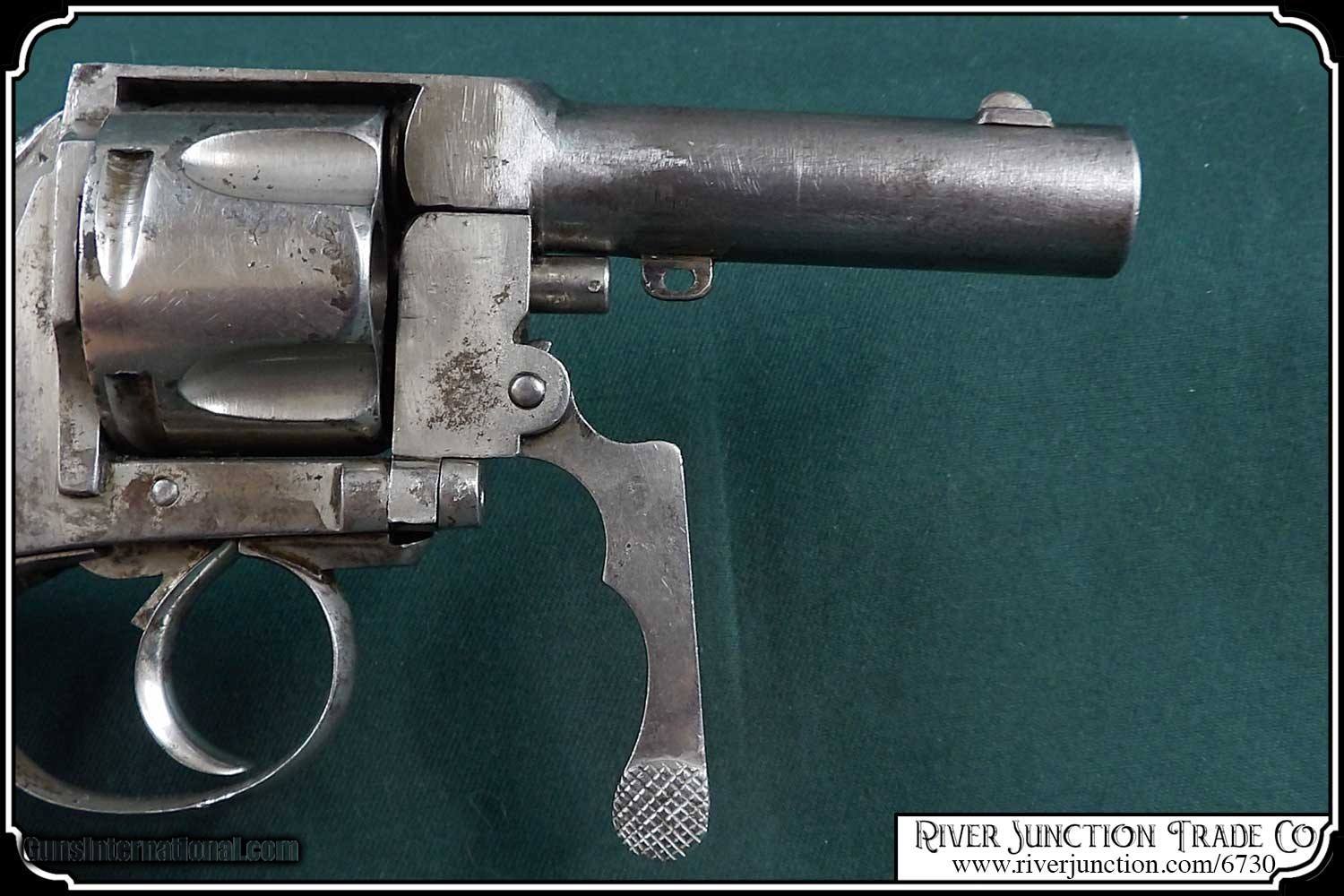 Sold at Auction: * A .450 BELGIAN BULLDOG REVOLVER, UNSIGNED, serial no.  5649