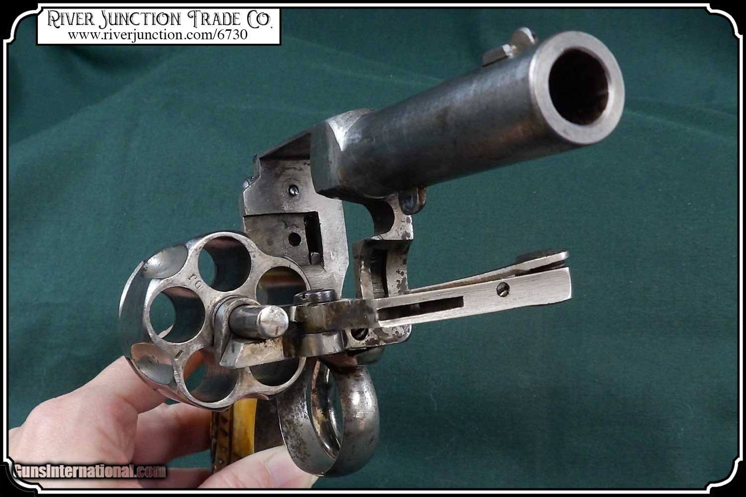 Original Prototype Belgium Bulldog Revolver. .45 caliber