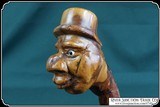 Irish walking stick cane with folk art Leprechaun - 7 of 11