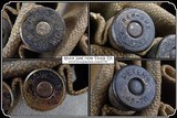 Original Indian War M1876 Prairie Belt with original .45-70 rounds - 5 of 8