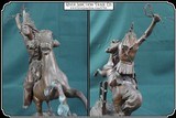 Statue of an American Indian Mounted on a Fine Horse - 3 of 12