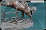 Statue of an American Indian Mounted on a Fine Horse - 9 of 12