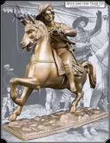 Buffalo Bill Statue, Souvenir of his Wild West Show.
