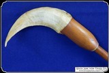Folk Art Rams horn and Bamboo walking stick Perfect for an Old Goat - 4 of 9