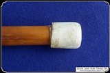 Folk Art Rams horn and Bamboo walking stick Perfect for an Old Goat - 8 of 9