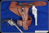 Very Rare Herman H. Heiser holster for a 6 inch Colt .22 Peacemaker or Colt Lightning/Thunderer - 2 of 11