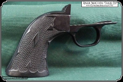 Grips ~ Ruger - Fleur de Lys checkered Black RJT#6795 - Image 6 of 8