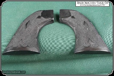 Grips ~ Ruger - Fleur de Lys checkered Black RJT#6795 - Image 3 of 8