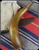 Large Antique Military Powder Horn - 1 of 11