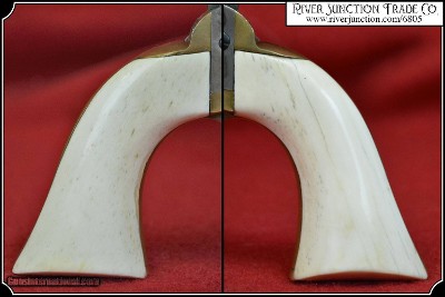 Hand made Bone one piece Grips - For Model 1862 Police RJT#6805 - Image 6 of 8
