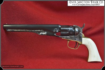 Hand made Bone one piece Grips - For Model 1862 Police RJT#6805 - Image 3 of 8