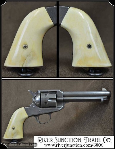 Hand made grips Bone your ANTIQUE ORIGINAL 1875/90 Remington RJT# 6806