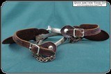 North and Judd Nice Nickel Plated Spurs - 5 of 10