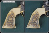 Grips ~ Mexican Eagle 1860 Army 1872 Colt, Uberti, Pietta & 1873 El Patron Grizzly Paw - Antique Ivory grip RJT#5303 - 5 of 10