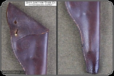 Original Montgomery Ward & Co. Antique Civilian full flap holster - Image 7 of 11