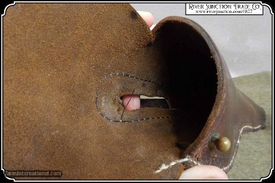 Original Montgomery Ward & Co. Antique Civilian full flap holster - Image 10 of 11