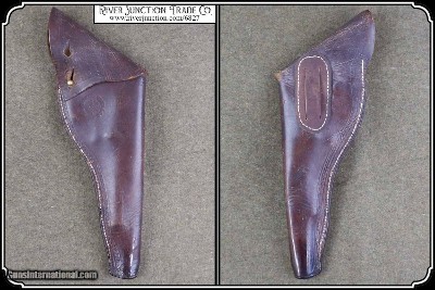 Original Montgomery Ward & Co. Antique Civilian full flap holster - Image 6 of 11