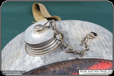 All Tin Wool Covered Old West Two Quart Canteen - Image 5 of 8