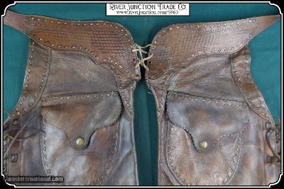 Original Antique shotgun chaps - Image 5 of 12