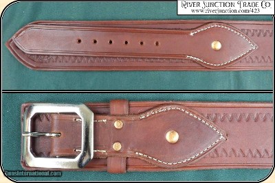 Fancy Cartridge Belt - .38 Caliber - Image 4 of 8