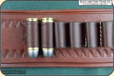 Belt - Fancy Cartridge Belt - .45, .44, Caliber - Image 4 of 6