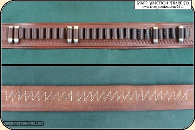 Belt - Fancy Cartridge Belt - .45, .44, Caliber - Image 5 of 6