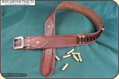 Belt - Fancy Cartridge Belt - .45, .44, Caliber - Image 2 of 6