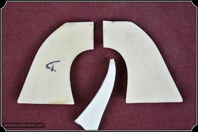 Grips A,B,&C ~1872 and 1851/61 Navy colt - Plain Ivory grip RJT#6463 - Image 4 of 8